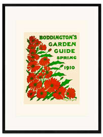 Ingelijste kunstdruk Boddington's Garden, 1910