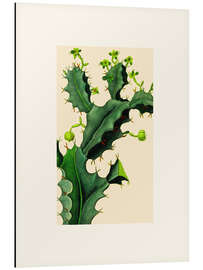 Tableau en aluminium Vintage Cactus