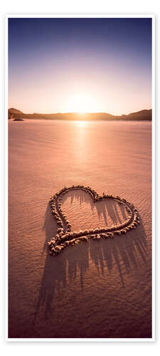 Poster pour porte Beach Love