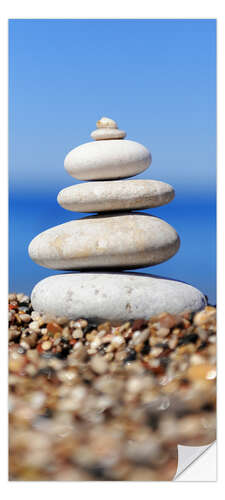 Dørtapet Stone Sculpture on the Beach