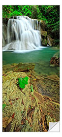 Deursticker Tropical Waterfall
