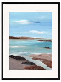 Gerahmter Kunstdruck Am Meer