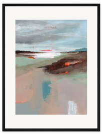 Gerahmter Kunstdruck See II