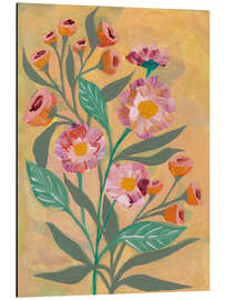 Magnettafel Rosa Blüten