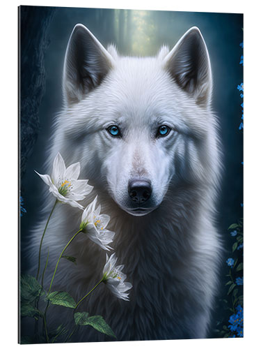 Galleriprint White mystical wolf