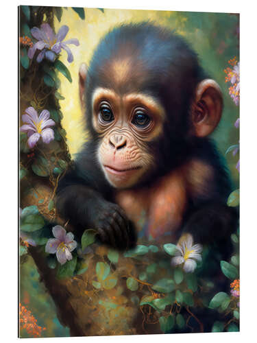 Gallery print Baby Monkey in the Jungle