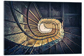 Stampa su vetro acrilico  Stair spiral - Meinolf Lipka