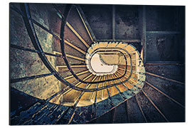 Tableau en aluminium Stair spiral