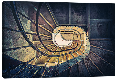 Stampa su tela Stair spiral