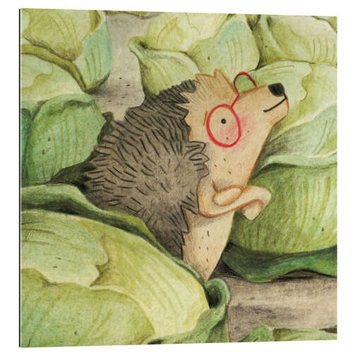 Galleriataulu Hedgehog in the Cabbage Field