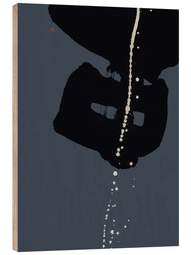 Wood print Moonlit Diving