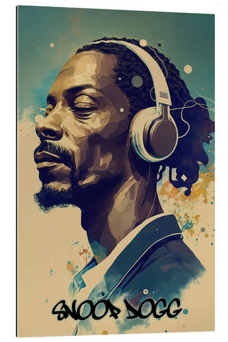 Gallery print Snoop Dogg Headphones Pop Art