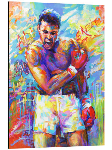 Aluminium print Muhammad Ali