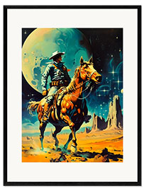 Plakat artystyczny premium w ramie The Space Cowboy