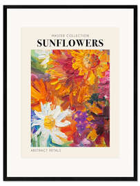 Inramat konsttryck Sunflowers, 2023