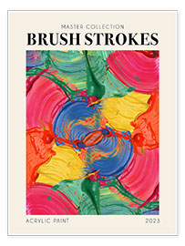 Poster Brush Strokes, 2023