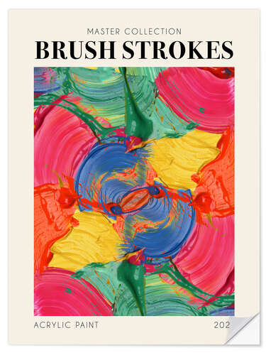 Wall sticker Brush Strokes, 2023