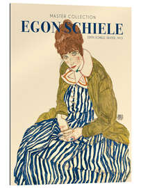Cuadro de plexi-alu Edith Schiele, seated, 1915