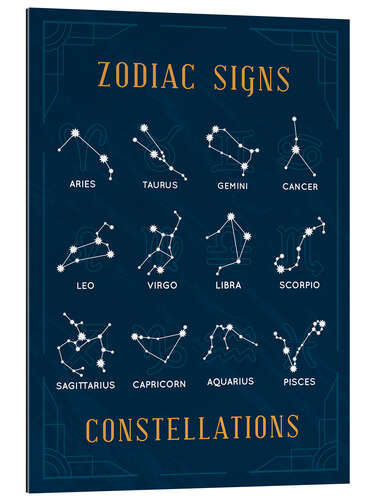 Galleritryk Zodiac Signs