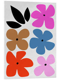 Cuadro de metacrilato Abstract Spring Flowers