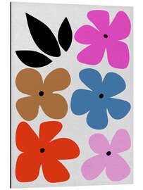 Stampa su alluminio Abstract Spring Flowers