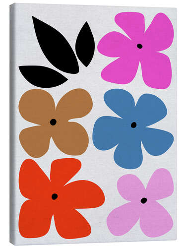 Canvas print Abstract Spring Flowers