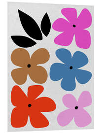 Stampa su PVC Abstract Spring Flowers