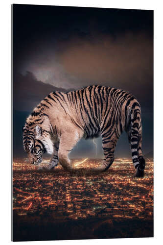 Galleriprint Giant Tiger Over The City