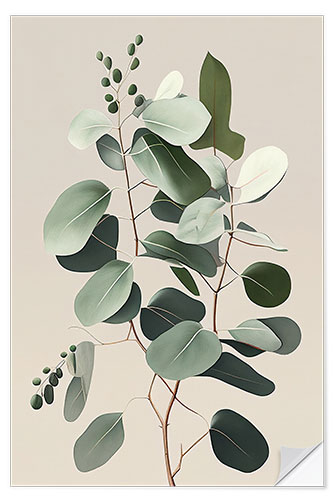 Naklejka na ścianę Eucalyptus Branches II