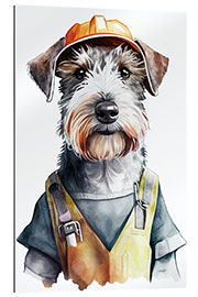 Gallery Print Bauarbeiter-Terrier