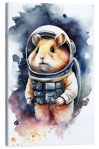 Leinwandbild Weltraumhamster