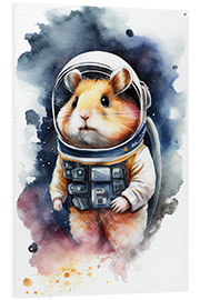 Tableau en PVC Space Hamster - Dreamscapes