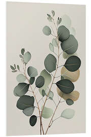 Foam board print Eucalyptus Branches I