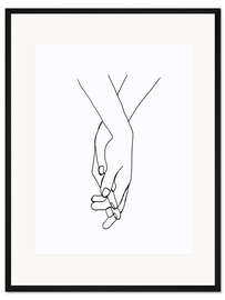 Gerahmter Kunstdruck Line Art Partners