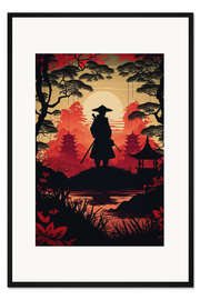 Gerahmter Kunstdruck Japanese Samurai I