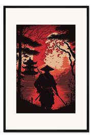 Gerahmter Kunstdruck Japanese Samurai II