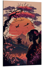 Magnettafel Japanischer Garten