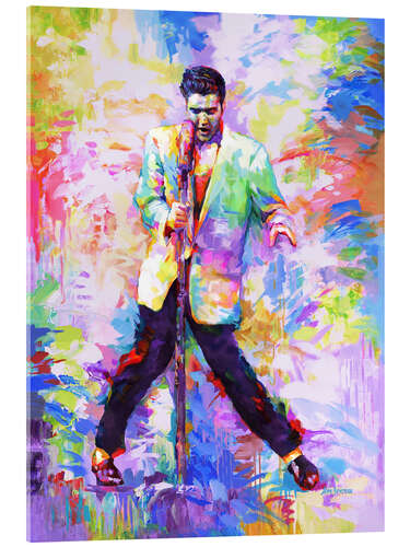 Acrylglas print Elvis Presley Pop Art