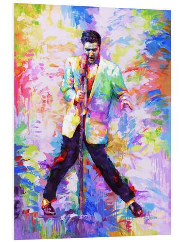 Foam board print Elvis Presley Pop Art