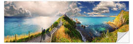 Selvklebende plakat Nugget Point, New Zealand