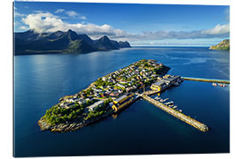 Galleriprint Fishing Village in Northern Norway