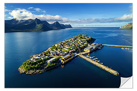 Wall sticker Fishing Village in Northern Norway