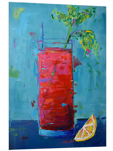 Quadro em PVC Bloody Mary Cocktail