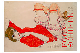 Foam board print Wally in a Red Blouse, 1913