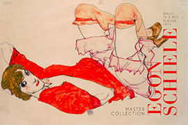 Magnettafel Wally in a Red Blouse, 1913