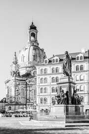 Magnettafel Dresden Neumarkt und Frauenkirche
