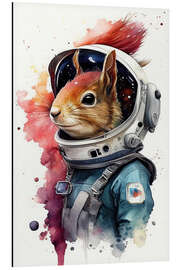 Aluminium print Space Squirrel