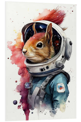 PVC print Space Squirrel