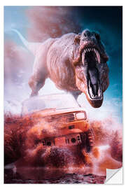 Wall sticker The Tyrannosaurus Attack