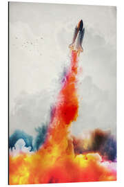 Magnettafel Raketenstart